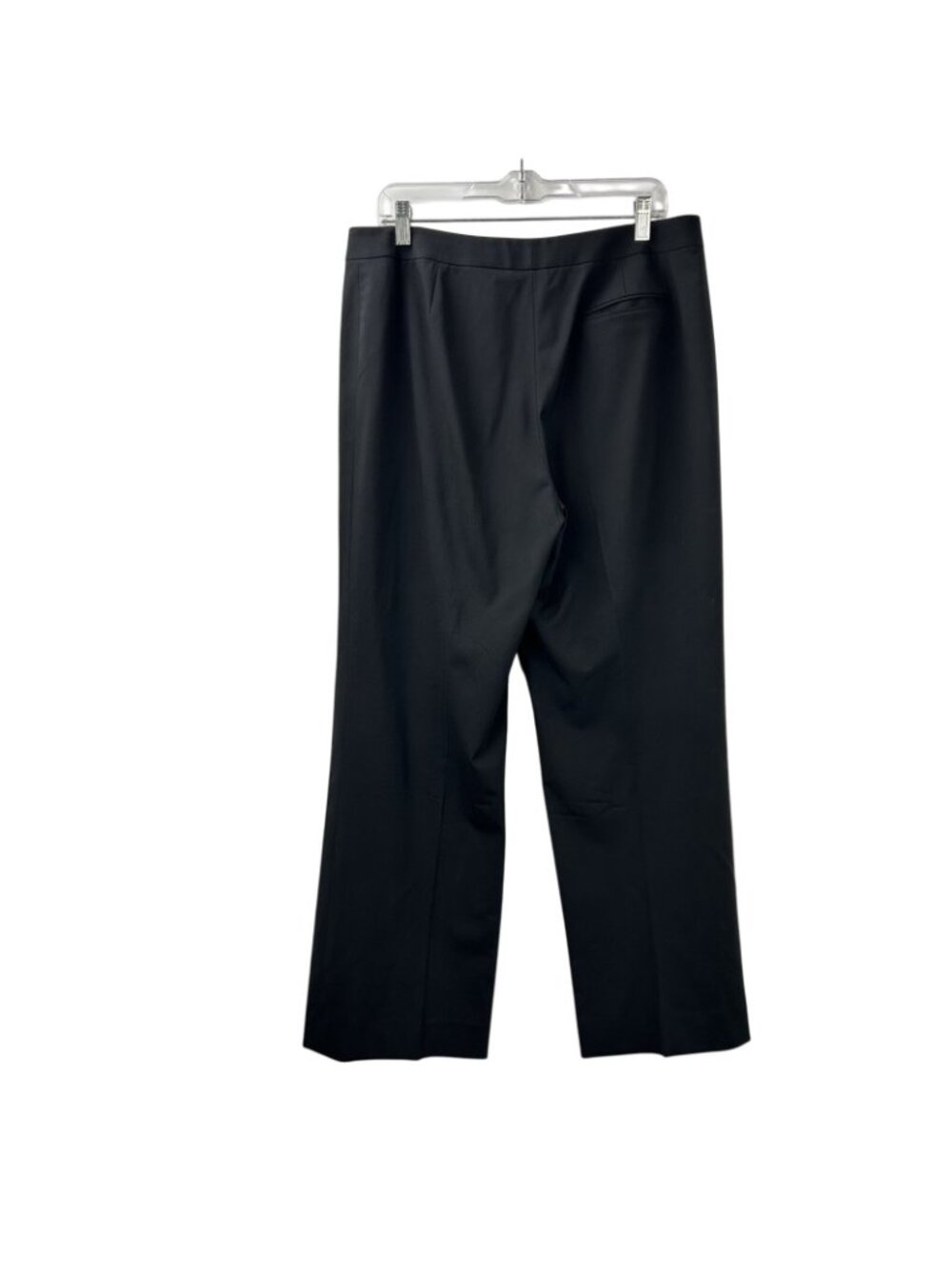 LAFAYETTE 148 NY 'Menswear' Virgin Wool Dress Pants Trousers Women’s 12 Black - Picture 4 of 16